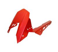 Yurefax Rear Wheel Hugger Fender Mud Splash Guard With Chain Guard Cover Protector Kit, for YAMAHA, FZ07 FZ-07 MT-07 2014 2015 2016 2017 Motorcycle Mudguard(Red)