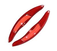 Yurefax Red Carbon Car Steering Wheel Shift Paddles Shifter, for 2016-2017, for Porsche, 911, for Panamera, for Cayenne, for Cayman 718, for Carrera, 991 Car Paddle Shifter