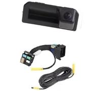 Yurefax Reverse Camera, for Ateca Leon St Mk3 Ibiza Fr Reversing Dynamic Trajectory Parking Rear View Rear View Backup Camera(BLACK MQB Cam F)
