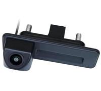 Yurefax Reverse Camera, for Octavia 2 3, for A5 Fabio, for Yeti, for Superb Ahd 1080P Trajectory Vehicle Trunk Handle Backup Rear View Backup Camera(BLACK AHD1080P CVBS720P B)