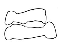 Yurefax Rocker Cover Gasket Spark Plug Gasket Set 11214-20010 111930A010, for Lexus, ES300, for Toyota, CAMRY Sienna Solara Avalon Engine Cylinder Head Gasket(Rocker Cover Gasket)