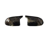 Yurefax Side Mirror Covers 2pcs Rearview Mirror Cover Caps M Style Replacement, for BMW, F15 X5 F16 X6 F25 X3 F26 X4 2014-2018 Wing Mirror Covers(1 pair black-1)