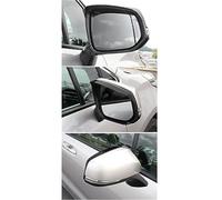 Yurefax SideCap Car Rear View Mirror Rain Eyebrow Shield Sun Visor Shade, for Sienna, for Granvia 2021-2022 Side Mirror Rain Shield(BLACK Glossy Black)