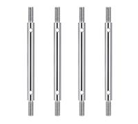 Yurefax Stainless Steel Link Rod TRX4 Refit Accessories 70mm Length 1/10, for Traxxas, for TRX-4 RC Crawler Car Suspension Link(4PCS)