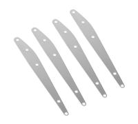 Yurefax Stainless Steel Rear Lower Suspension Arm Guard Plate Link Rod Protector, for Axial, for RBX10 Ryft RC Crawler Suspension Link