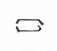Yurefax Steering Wheel Rear Window Triangle Shutter Cover Trim ABS Accessories, for NISSAN, for Altima, for Teana 2019-2021 Carbon Fiber Look Rear Window Louver(Model F)