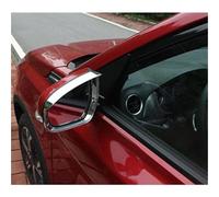 Yurefax Stick Rear View Side Glass Mirror Trim Frame Rain Shield Sun Visor Shade Eyebrow, for Vitara 2016 2017 2018 2019 2020 Replacement Covers, for Car Mirrors Side Mirror Rain Shield(BLACK Chrome)