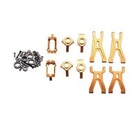 Yurefax Upgrade Suspension Arm & Front/Rear Hub C, for Seat, Parts Kit, for Wltoys, for A959 A979 A959B A979B K929 RC Car Replacements Suspension Arm Link(Yellow)