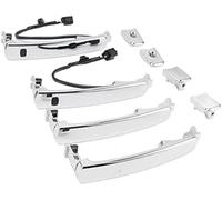 Yurefax Vehicle Exterior Handle Overlay Cover 4Pcs Silver Abs Replacement Car Outside Door Handle Set, for Rogue, for Murano Fx35 Fx45 80640-Ca012