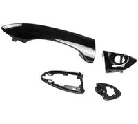 Yurefax Vehicle Exterior Handle Overlay Cover Car Exterior Door Handle, for BMW, for X5 E53 2000-2006 Abs Accessories RHD Handles Right Side Outer(Black RHD Front Right)