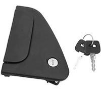 Yurefax Vehicle Exterior Handle Overlay Cover For Aramox Replacement Outer Door Handle outside Exterior Front Handles with 2 Keys, for Daf Cf65 Cf75 Cf85(BLACK Front Right Passenger Side)