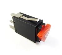 Yurefax Warning Emergency Hazard Light Flasher Switch Dash Button, for VW, for Skoda, for Octavia, 1U2 1Z3 Combi 1U5 1Z5 1996-10 1U0953235B Hazard Switch Button
