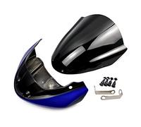 Yurefax Wind Shield Windshield Windscreen With Bracket Front Wind Deflector Cover, for YAMAHA, FZ MT 09 2014-2016 FZ09 MT09 FZ-09 MT-09 Motorcycle Windshield(Blue)