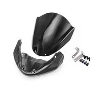 Yurefax Wind Shield Windshield Windscreen With Bracket Front Wind Deflector Cover, for YAMAHA, FZ MT 09 2014-2016 FZ09 MT09 FZ-09 MT-09 Motorcycle Windshield(Carbon Look)