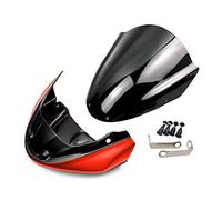 Yurefax Wind Shield Windshield Windscreen With Bracket Front Wind Deflector Cover, for YAMAHA, FZ MT 09 2014-2016 FZ09 MT09 FZ-09 MT-09 Motorcycle Windshield(Red)