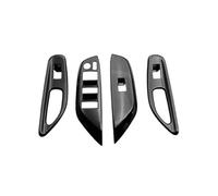 Yurefax Window Glass Lift Button Trim Cover, for Toyota, YARiS Cross 2020-2023 RHD Car Glossy Black Door Armrest Panel Switch Window Control Trim Window Switch Cover