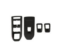 Yurefax Window Glass Lift Button Trim Cover, for VW, for Golf, 8 MK8 2020 2021 Carbon Fiber Door Armrest Panel Sticker Switch Window Control Trim Window Switch Cover