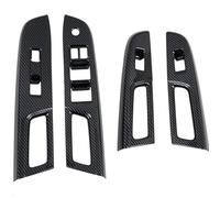 Yurefax Window Glass Lift Button Trim Switch Cover Door Armrest Panel, for Subaru, WRX WRX STI 2015-2020 LHD Window Control Trim Window Switch Cover