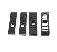 Yurefax Window Glass Lifting Switch Panel Cover Decoration Trim Sticker, for BYD, Atto 3 Yuan Plus 2022 2023 RHD Window Control Trim Window Switch Cover