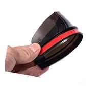 Yurefax Window Wind Deflectors 2PCS Car Rearview Mirror Rain Eyebrow Car Rain Shield Rain Shield Reversing Mirror Rain Shield Sun Visors Side Mirror Rain Shield(BLACK Black)
