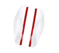 Yurefax Window Wind Deflectors, for E39 E90 E36 E60 E34 E30 F30 F10 X5 E53 E46 Car Sticker Rearview Mirror Rain Shield Sun Visors Side Mirror Rain Shield(BLACK White)