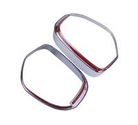 Yurefax Wing Mirror Casing ABS 2pcs Rearview Mirror Visor Shield Rain Visor Cover Trim, for Outlander 2016-2018 Door Wing Mirror Cover Side Mirror Rain Shield