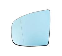Yurefax Wing Mirror Glass, for BMW, X5 X6 Series E70 E71 E72 2007-2014 Car Side Rearview Wing Heated Mirror Blue Rear Accessories Exterior Parts Door Car Wing Mirror Glass(BLACK Left)