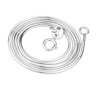 Yuren 3 Pieces 925 Sterling Silver 2mm Snake Chain Necklace Jewelry Jewelry for Men and Women(16-24 Inch) (20 inch)