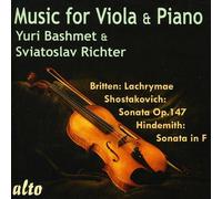 Yuri Bashmet - Music for Viola & Piano [New CD]