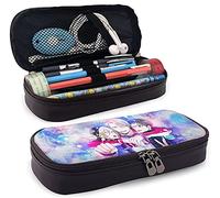 Yuri On Ice Leather Pencil Case, Personalized Pen Bag, Pencil Pouch, Pen Box Stationery Bag,Multifunctional Stationery Box for Boys Girls