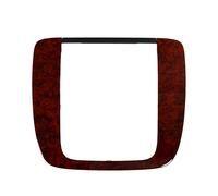 YURLOCY Dash Center Radio Bezel Trim Instrument Panel Cover Compatible with Chevrolet Chevy Suburban Silverado Tahoe Avalanche 2007-2014 Year,GMC Yukon XL 25887441 25887440 (Dark red mahogany)