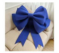 Yurosiay Giant Bows DIY Super Large Bow Decorative Large Decorative Bows Hanging Giant Bow Wedding Car Bows Christmas Bows Giant Decorative Bow for Party House Blue 75 cm