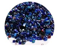 Yurosiay Pack of 1000 Glass Horn Beads Mix Glass Bugle Pen Beads Tubes Sticks Beads Spacer Beads Signal Horn Beads for Bracelet Necklace Jewellery Making Embroidery DIY Crafts