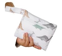 Yurosiay Wetbag Nappy Bag Small Changing Bag Baby Reusable Cute Pattern Travel Portable Nappy Travel Bags with Zip Pocket Waterproof Washable Baby Organiser Bag #15