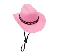 Yurosuis Cowboy Hat for Cat | Cowboy Costume Hat for Small Pet | Dog Cat Party Accessories for Daily Wear Carnival Halloween Western-themed Parties Christmas Cosplay Caps