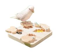 Yurosuis Foraging Toy for Birds, Mental Enrichment Game for Stimulation for Pets, Slow Feeder for Birds as a Toy, for Budgies, African Greys, Conures Inseparable