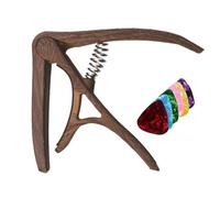 Yurosuis Guitar Capos | with 6 Picks Acoustic Capo,Precise Portable Tuner Clamp Adjustable Performance for Player Beginners Music