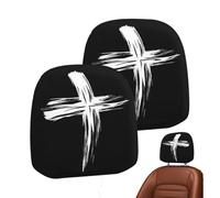 Yurosuis Headrest Covers | Funny Cartoon Soft Universal Decor - Creative Car Headrest Covers - for Trip Daily Commuting Home Trick Party Fall Event Racing Driving