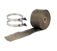 Yurosuis Heat Wrap for Exhaust Pipes,Furnace Tube Protection | Cuttable Fireproof Pipe Wrap Tape for Stove, Cooking, Electrical Wire, Heater, Fireplace, Exhaust Tube