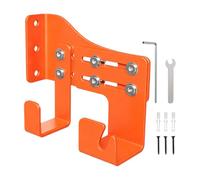 Yurosuis Holder for Chainsaw, Robust Wall Hanger for Storage, for Chainsaw in the Shed with Two Hooks, for Storage in Shed, Garden, Garage and Workshop as a
