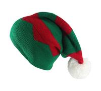Yurosuis Knitted Christmas Hat,Women Cute Santa Festive Hat | Beanie Knitted Colorful Unisex Design for Men Women Boy Girl Daily Wear Outdoor Activities Eve Gatherings