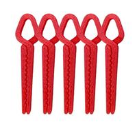 Yurosuis Skin Protection for Nail Polish, Pack of 5 Protective Clips for Painting, Reusable 3D Print Nail Protectors for Salon, Home, Travel, Everyday Manicure, French Lace