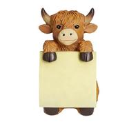 Yurosuis Sticky Note Dispenser - Desk Cow Shape Memo Pad Holder - Desk Sticky Notes Animal Dispenser - for Office Home Studio School College Students Workers Adults