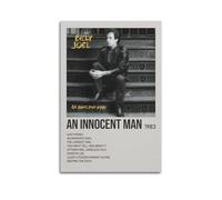 YURQWHRB An Innocent Man by Billy Joel Poster Wall Art Canvas Aesthetic Cover Vintage Poster Decorative Painting for Rooms 12x18inch(30x45cm) Unframe-style