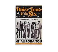 YURQWHRB Daisy Jones And The Six Poster Wall Art Canvas Aesthetic Cover Vintage Poster Decorative Painting for Rooms 12x18inch(30x45cm) Unframe-style