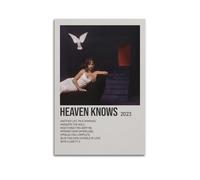 YURQWHRB Heaven Knows by PinkPantheress Poster Wall Art Canvas Aesthetic Cover Vintage Poster Decorative Painting for Rooms 12x18inch(30x45cm) Unframe-style