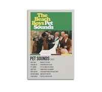 YURQWHRB Pet Sounds Poster Wall Art Canvas Aesthetic Cover Vintage Poster Decorative Painting for Rooms 12x18inch(30x45cm) Unframe-style