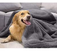 YURRO Anti-Anxiety Snuggler Dog Blanket,Fluffy Sherpa Fleece Pet Throw,Warm Cat/Puppy Blanket,Sofa/Bed/Couch Furniture Protector Cover Pee Proof