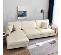 YURRO Anti Scratch PU Leather Sofa Cushion Cover,Water Resistant Sofa Seat Cover Protector,Backrest Sofa Slipcovers Replacement for 1/2/3/4 Seater
