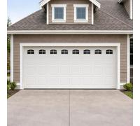 YURROAD 32PCS Strong Magnetic Garage Doors Windows Glossy Faux Window Panels Creates Realistic Look - Fits 2 Garage Car Decorative Hardware - Easy DIY Installation & Won't Fall Off